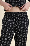 Zivame Harry Potter Knit Cotton Loungewear Set - Black Beauty — thumbnail 7